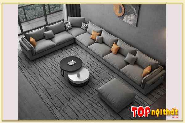 Sofa phòng khách góc chữ L đẹp SofTop-0717