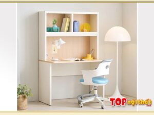 Hình ảnh Bàn học và bàn làm việc đơn giản màu trắng BHTop-0221