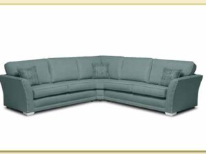 Hình ảnh Chụp chính diện sofa góc bọc nỉ Softop-1261