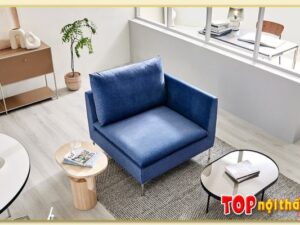 Hình ảnh Sofa đơn nhỏ mini thiết kế tay vịn 1 bên SofTop-0967