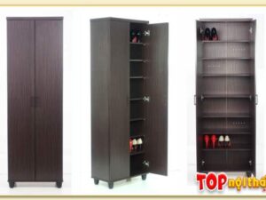 Hình ảnh tủ giày dép dáng đứng nhỏ gọn 8 tầng TGDTop-2345