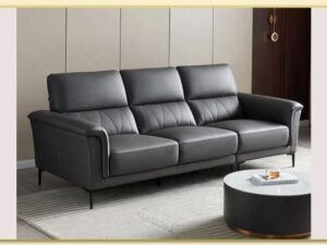 Hình ảnh Bài trí ghế sofa văng bọc da 3 chỗ đẹp Softop-1784