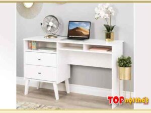 Hình ảnh Bàn học và làm việc nhỏ gọn bằng gỗ Melamine BHTop-0128