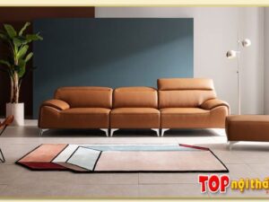 Hình ảnh Chụp chính diện ghế sofa văng đẹp SofTop-0865