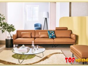 Hình ảnh Chụp chính diện ghế sofa văng đẹp SofTop-0910