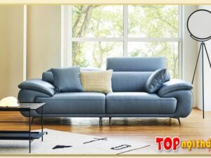 Hình ảnh Chụp chính diện mẫu ghế sofa văng 2 chỗ đẹp SofTop-0839