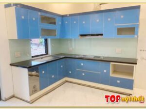 Hình ảnh Đặc điểm Tủ bếp đẹp gỗ công nghiệp Melamine TBTop-0007