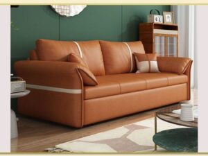 Hình ảnh Mẫu ghế sofa văng da 2 chỗ cỡ nhỏ mini Softop-1818