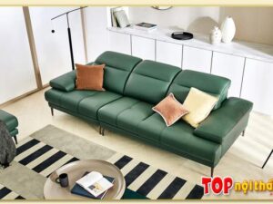 Hình ảnh Nhìn từ tren xuống mẫu sofa văng 3 chỗ SofTop-0639