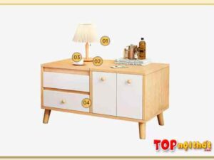 Hình ảnh Tủ đầu giường kết hợp bàn trang điểm đẹp TDGTop-0008