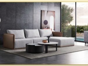 Hình ảnh Bài trí ghế sofa góc L đẹp trong phòng khách Softop-1476