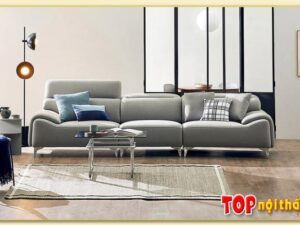 Hình ảnh Chụp chính diện ghế sofa văng bọc nỉ Softop-1038