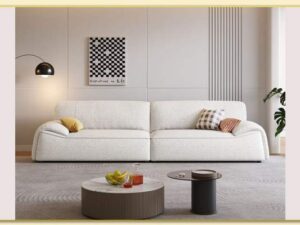 Hình ảnh Chụp chính diện ghế sofa văng nỉ chân bệt Softop-1670