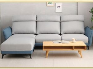 Hình ảnh Chụp chính diện mẫu sofa góc nỉ hình chữ L Softop-1836