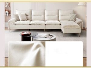 Hình ảnh Chụp chính diện sofa văng da cỡ lớn Softop-1822