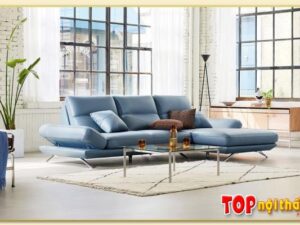 Hình ảnh Chụp góc nghiêng mẫu ghế sofa góc chữ L SofTop-0834