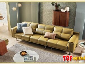 Hình ảnh Chụp góc nghiêng mẫu ghế sofa văng SofTop-0638