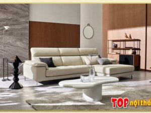 Hình ảnh Chụp góc nghiêng mẫu sofa góc SofTop-0826