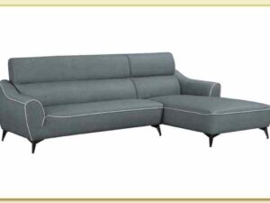 Hình ảnh Chụp góc nghiêng sofa góc nỉ chữ L đẹp Softop-1837