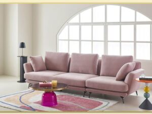 Hình ảnh Ghế sofa văng nỉ 3 chỗ tay vịn bành Softop-1125