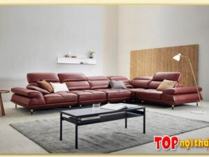 Hình ảnh Góc nghiêng mẫu sofa góc vuông đẹp SofTop-0845