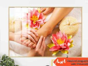 Tranh treo tường Spa, tiệm nail massage chân AmiA 1507