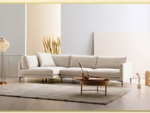 Hình ảnh Mẫu ghế sofa góc nỉ chữ L đẹp Softop-1112