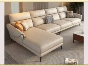 Hình ảnh Phần góc L mẫu sofa da góc chữ L cỡ lớn Softop-1686