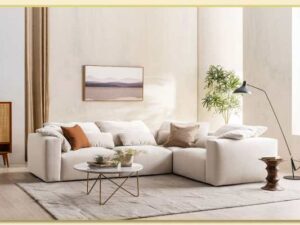 Hình ảnh Phối hợp sofa góc trong không gian Softop-1095