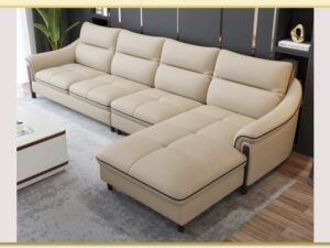 Hình ảnh Sofa da góc chữ L cỡ lớn kê phòng khách rộng Softop-1582