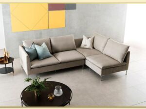 Hình ảnh Sofa góc nỉ chữ L đẹp hiện đại kích thước nhỏ Softop-1061