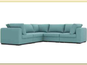 Hình ảnh Sofa góc vuông bọc nỉ hình chữ L Softop-1344