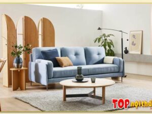 Hình ảnh Sofa văng nỉ bài trí trong không gian nội thất Softop-1011