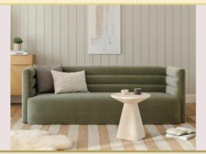 Hình ảnh Sofa văng ni dáng chân thấp kiểu to bản Softop-1484