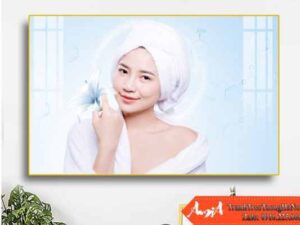 Tranh treo tường chăm sóc da mặt trang trí quán Spa AmiA 1404032024