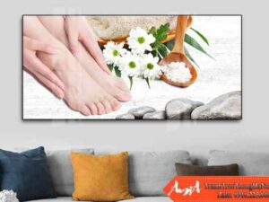 Tranh treo tường Spa, Nail hình ảnh đôi chân đẹp AmiA 0903272024